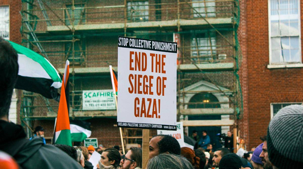 potret aksi bela Palestina 
